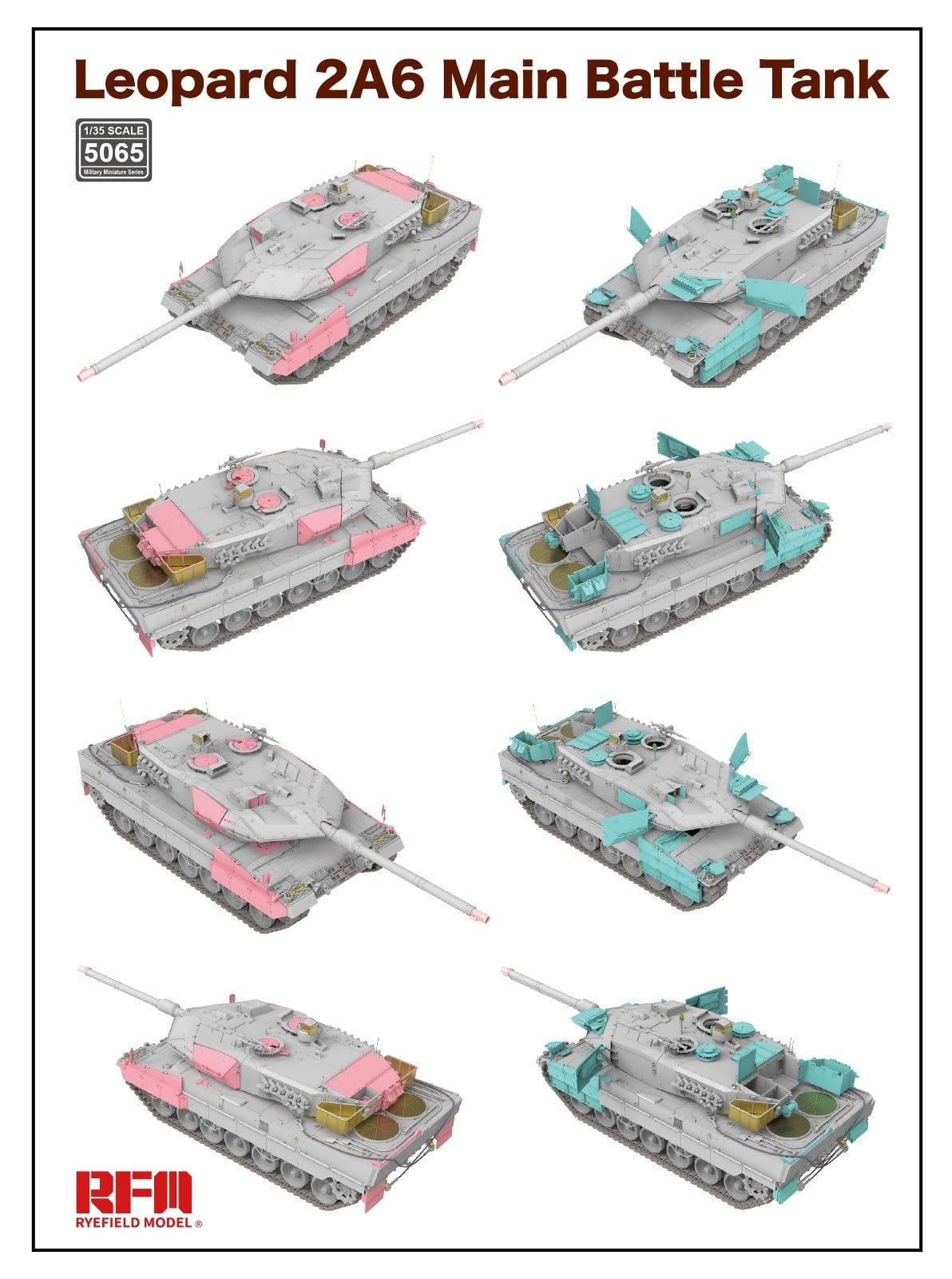 502 - Rye Field Model - 5065 - Leopard 2A6 - digital model