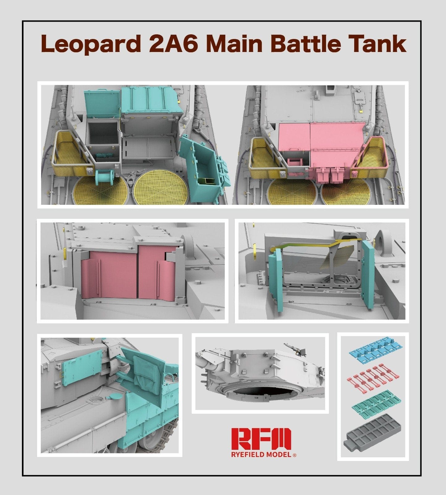 500 - Rye Field Model - 5065 - Leopard 2A6 - digital model
