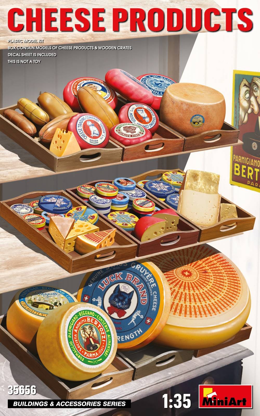 010 - Miniart - 35656 - Cheese Products  - primary image