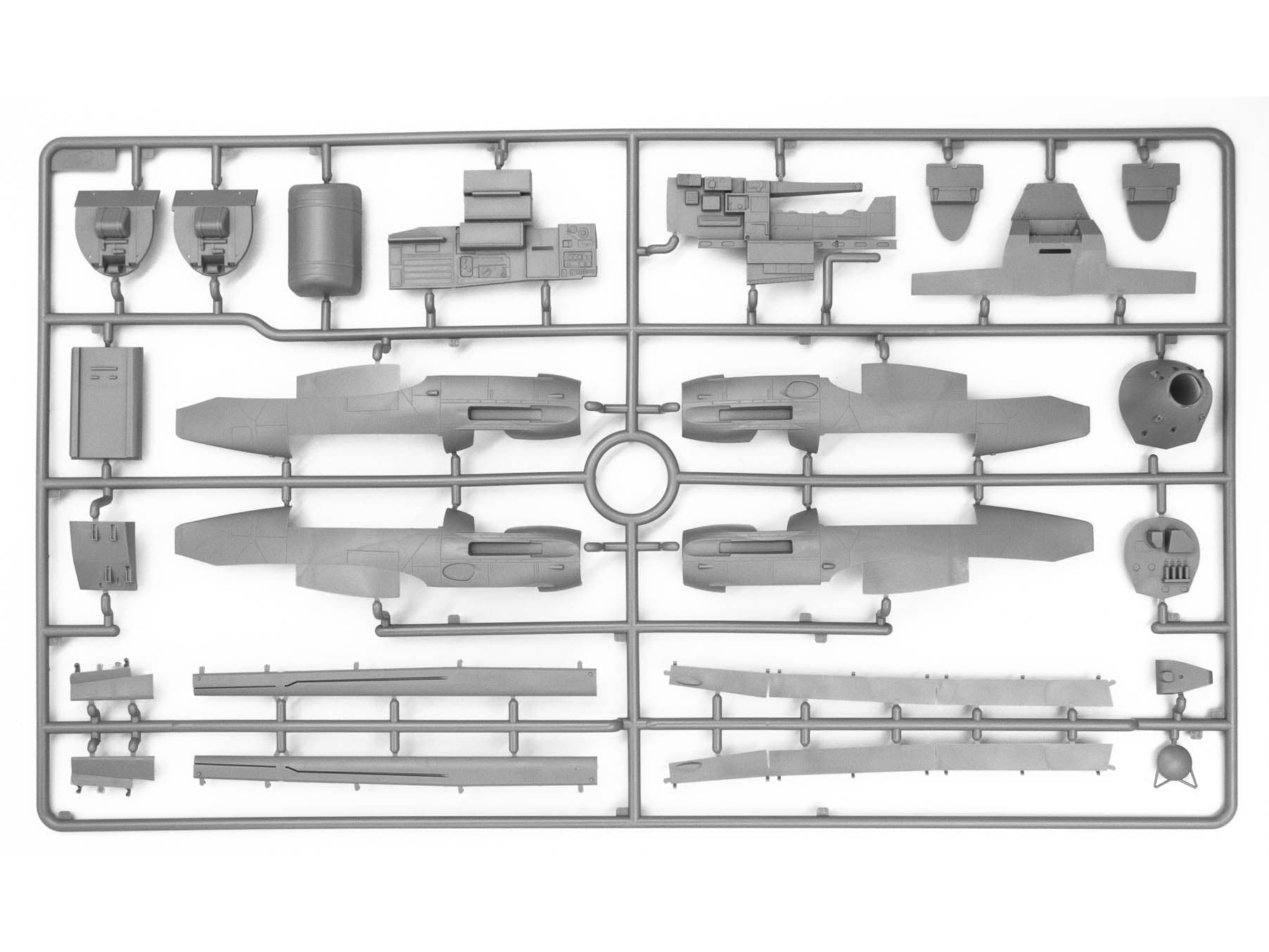 ICM - 48275 - Dornier Do 217 K-2 Fritz-X Carrier - sprue