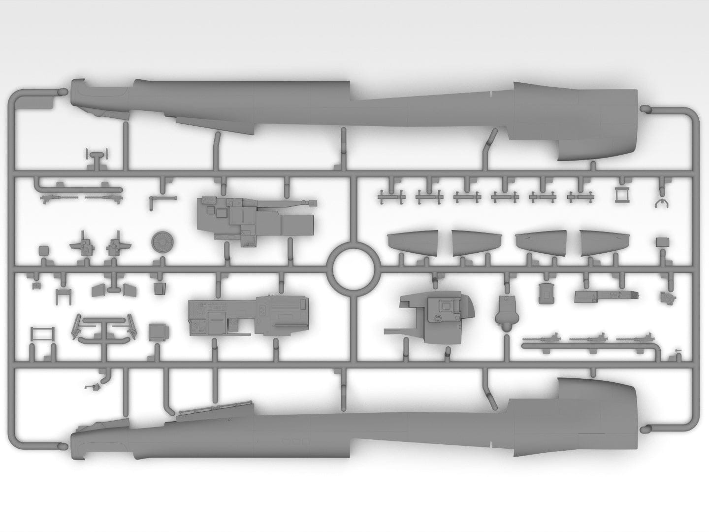 ICM - 48275 - Dornier Do 217 K-2 Fritz-X Carrier - sprue