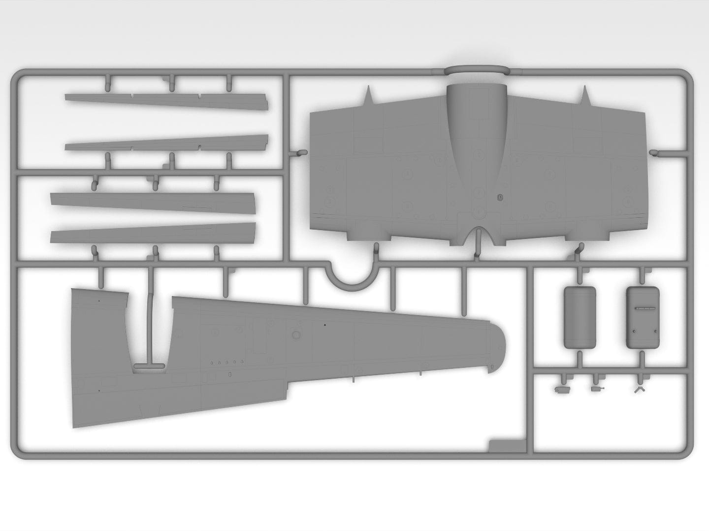 202 - ICM - 48275 - Dornier Do 217 K-2 Fritz-X Carrier - sprue