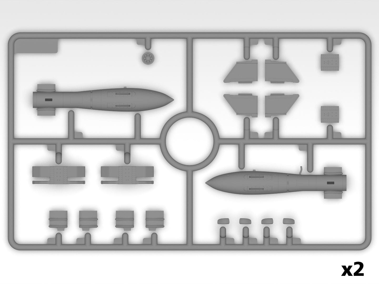 209 - ICM - 48275 - Dornier Do 217 K-2 Fritz-X Carrier - sprue