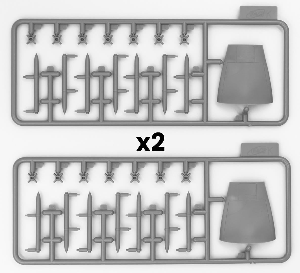 ICM - 48277 - Douglas B-26B/C Invader ‘Dangerous Beauties of the Korean War’ - sprue