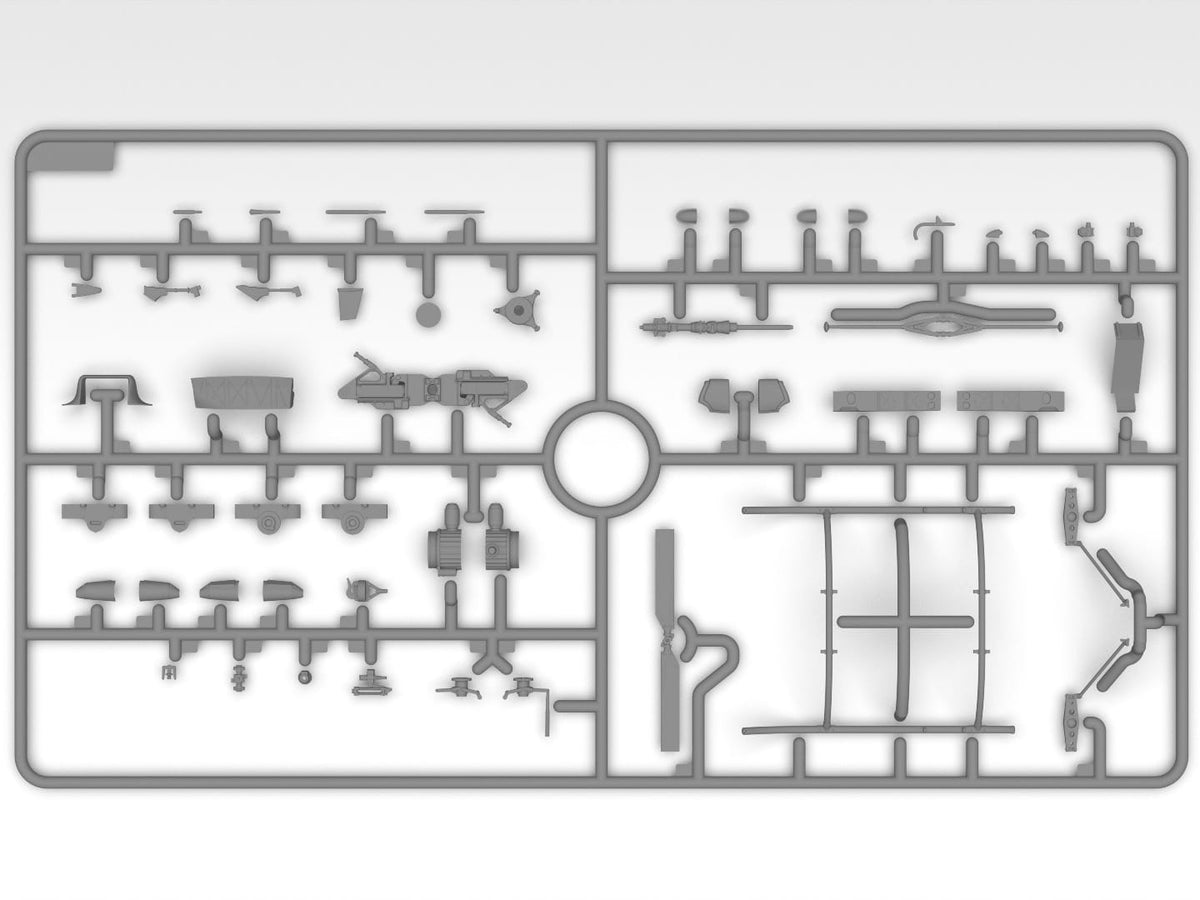 203 - ICM - 48293 - Bell UH-1C Iroquois ‘Huey’ - sprue