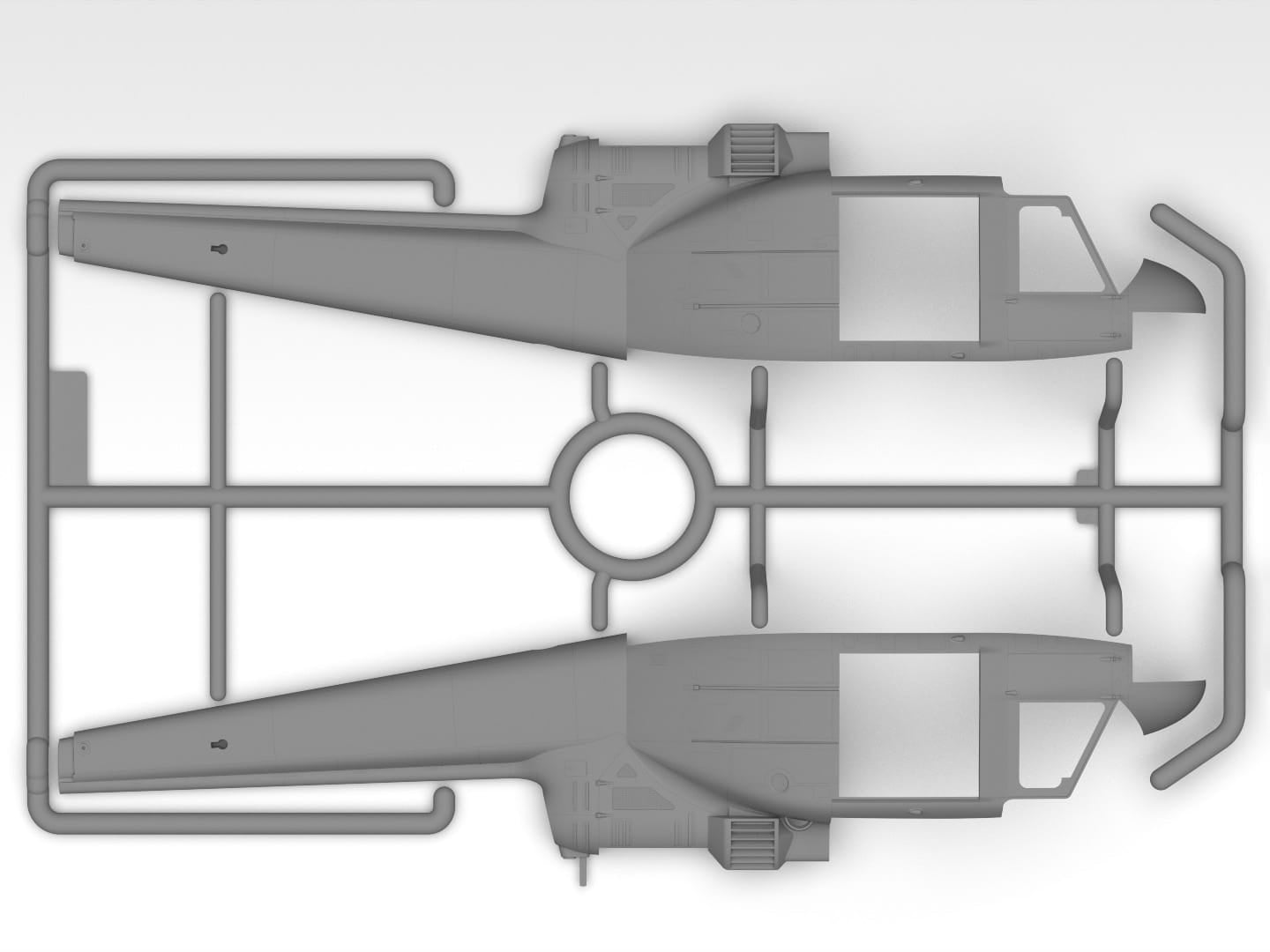 ICM - 48293 - Bell UH-1C Iroquois ‘Huey’ - sprue