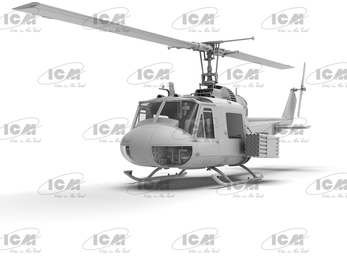 501 - ICM - 48293 - Bell UH-1C Iroquois ‘Huey’ - digital model
