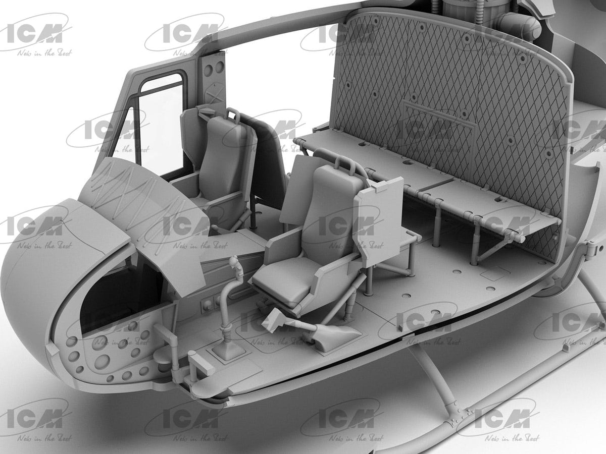 506 - ICM - 48293 - Bell UH-1C Iroquois ‘Huey’ - digital model