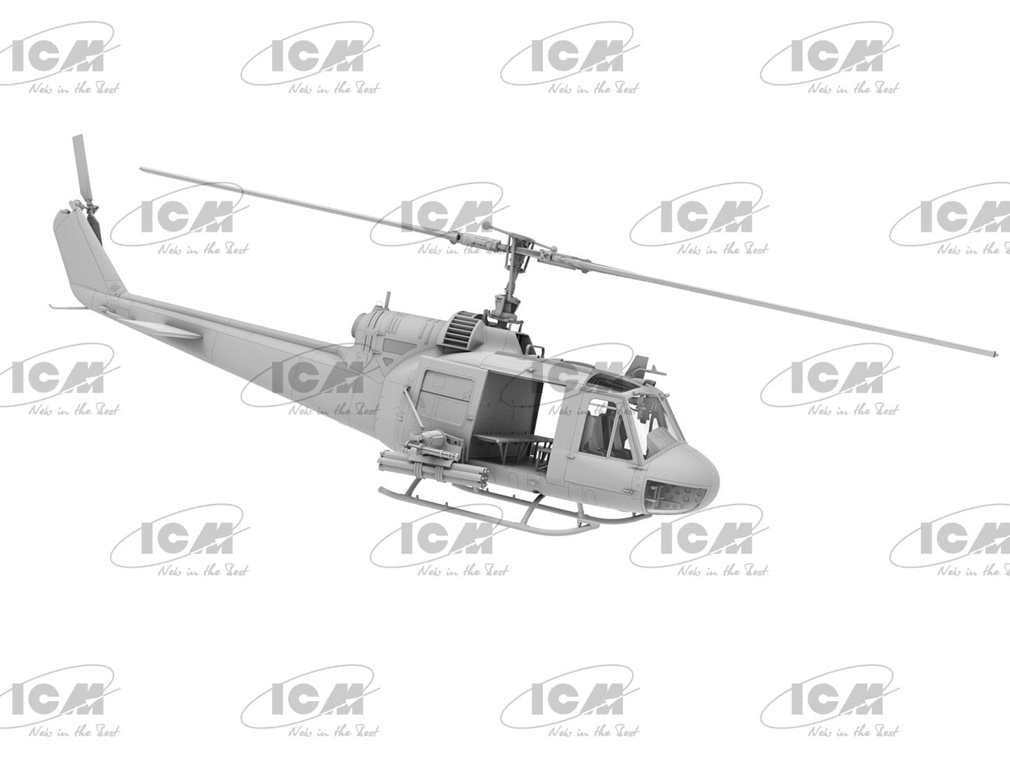 ICM - 48293 - Bell UH-1C Iroquois ‘Huey’ - digital model