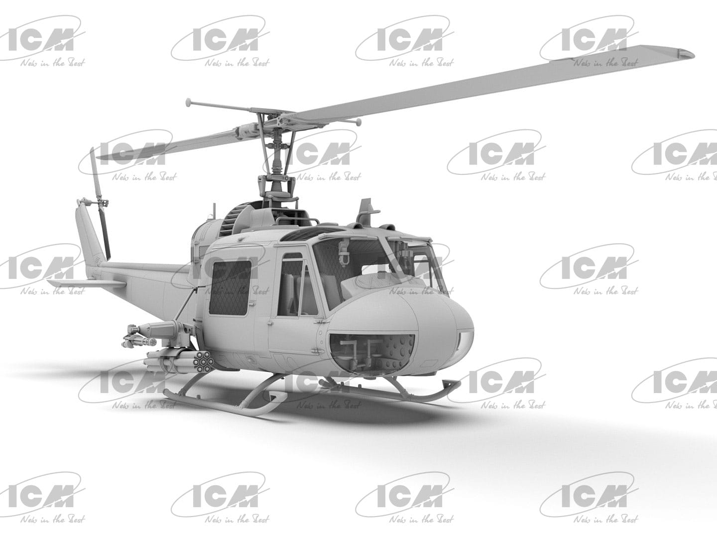 ICM - 48293 - Bell UH-1C Iroquois ‘Huey’ - digital model