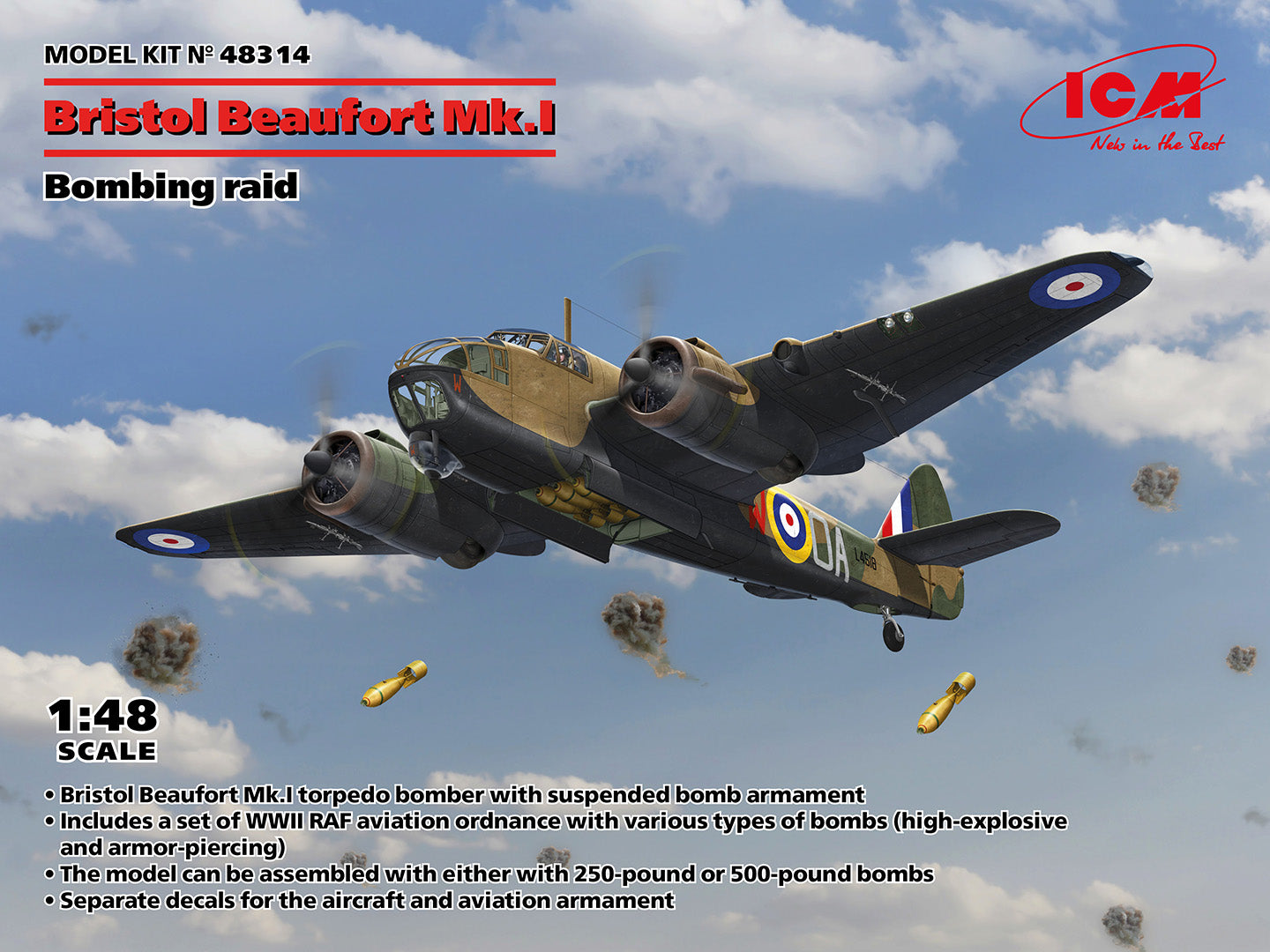 « Raid de bombardement » du Bristol Beaufort Mk I