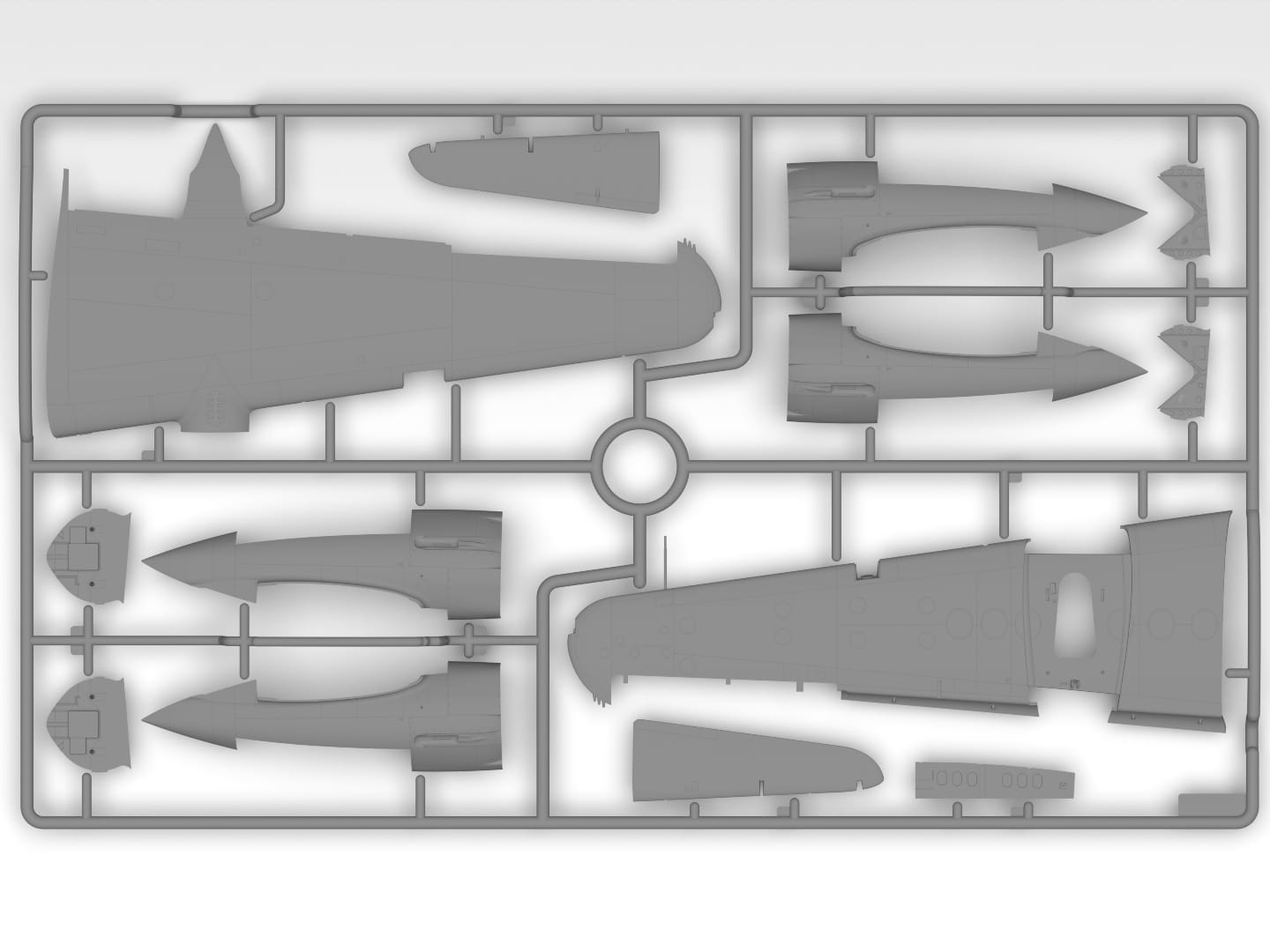 201 - ICM - 48329 - Martin B-26G Marauder - sprue
