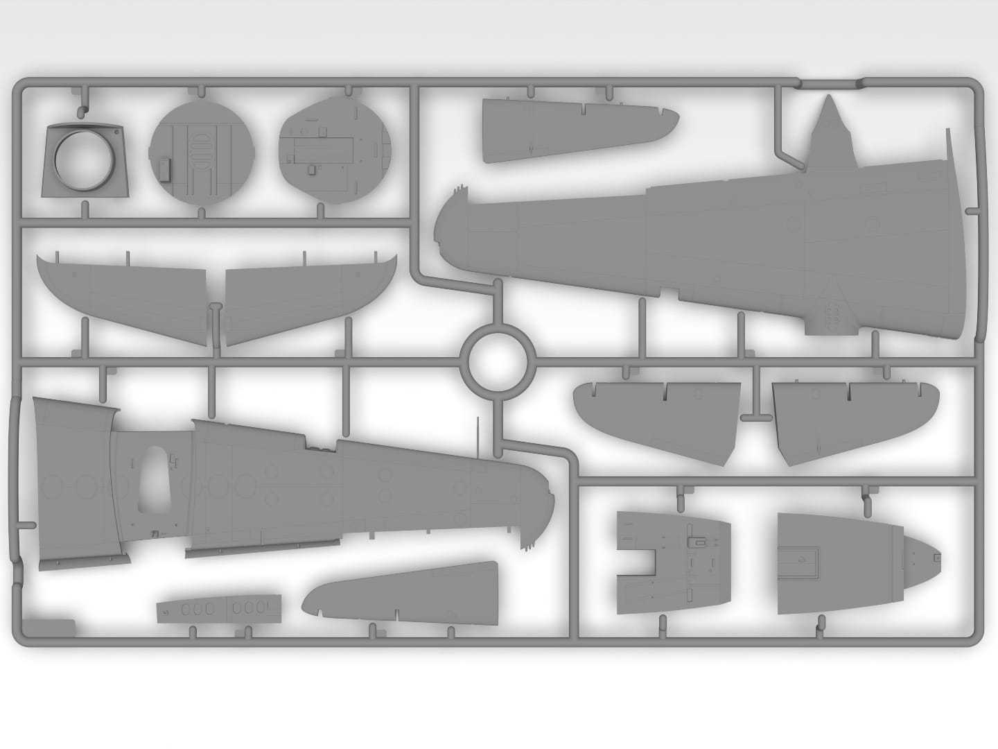 202 - ICM - 48329 - Martin B-26G Marauder - sprue