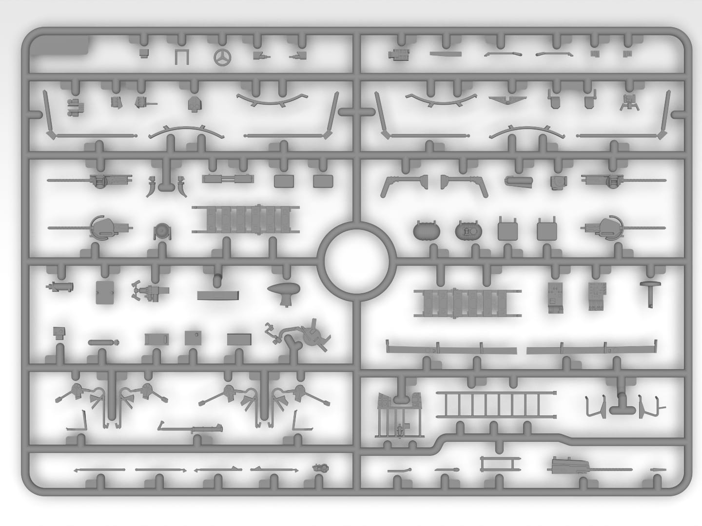 205 - ICM - 48329 - Martin B-26G Marauder - sprue