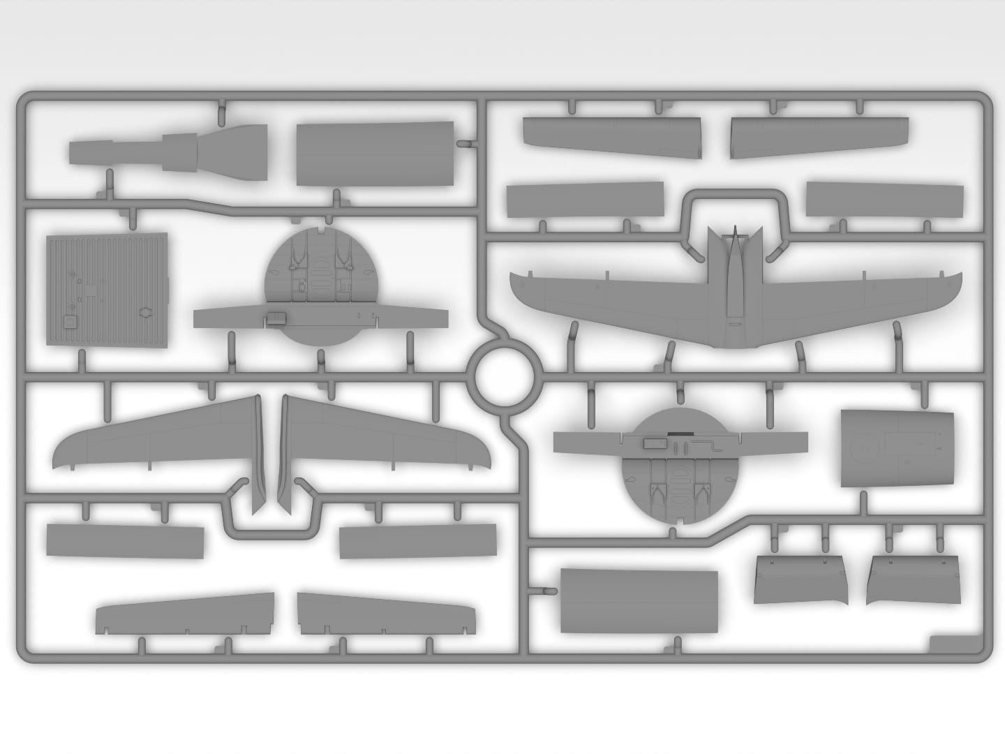 ICM - 48329 - Martin B-26G Marauder - sprue