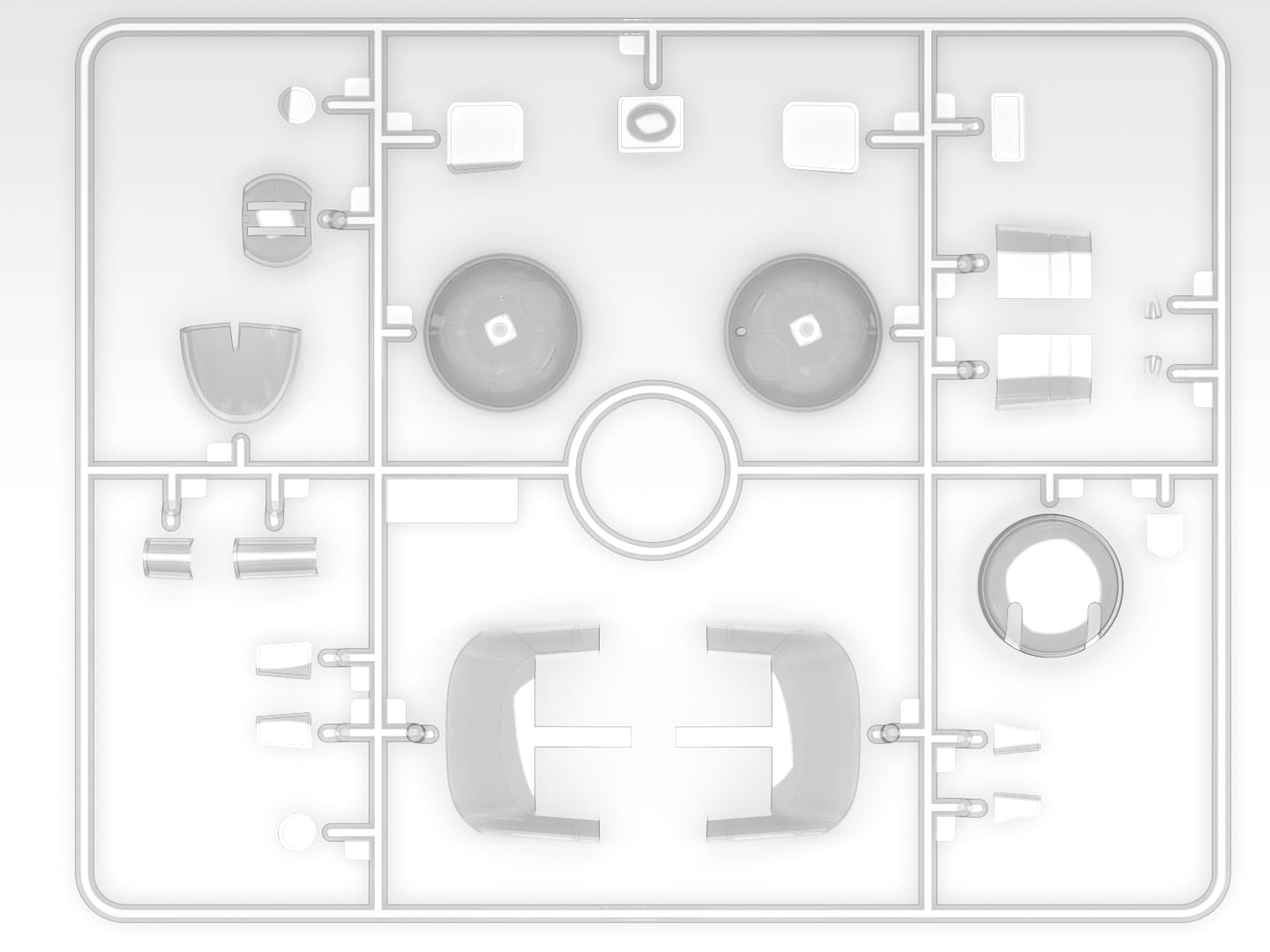 ICM - 48329 - Martin B-26G Marauder - sprue