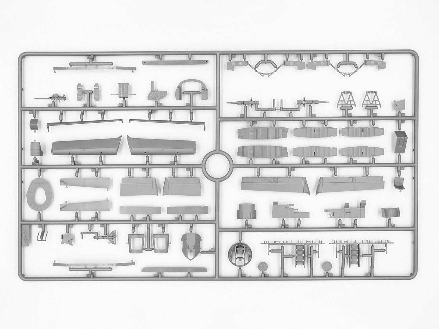 ICM - 48327 - Martin B-26G Marauder and Marston Mat - sprue