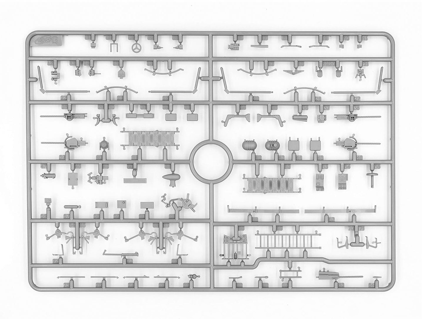 206 - ICM - 48327 - Martin B-26G Marauder and Marston Mat - sprue