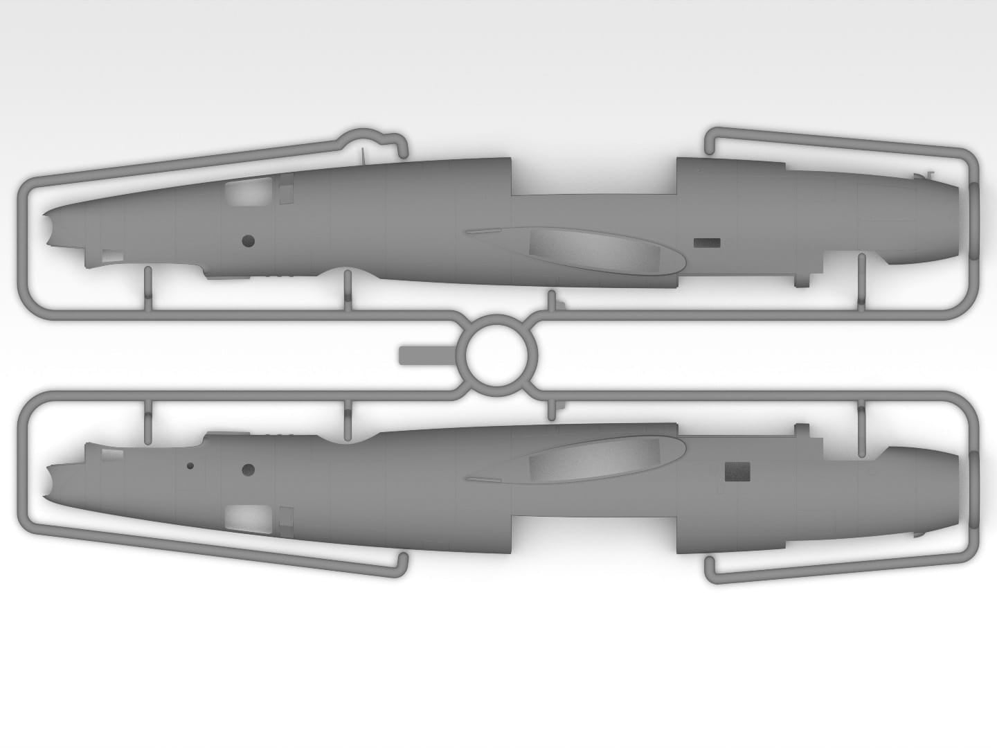 ICM - 48327 - Martin B-26G Marauder and Marston Mat - sprue