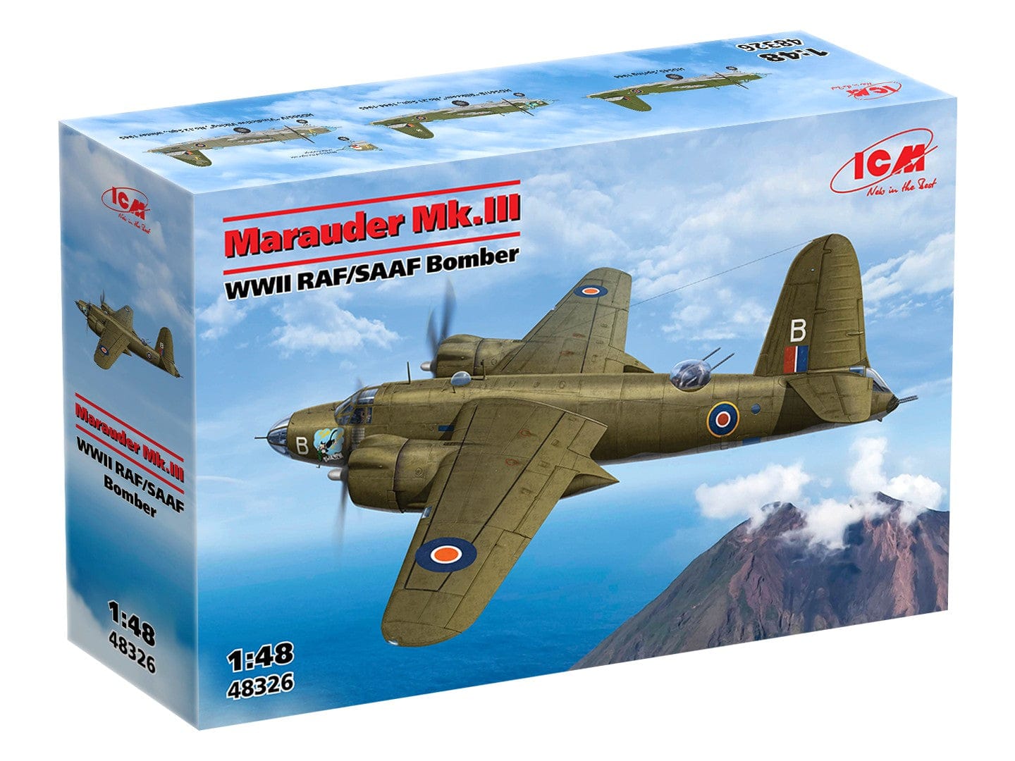 ICM - 48326 - Martin Marauder Mk III - box front left angle