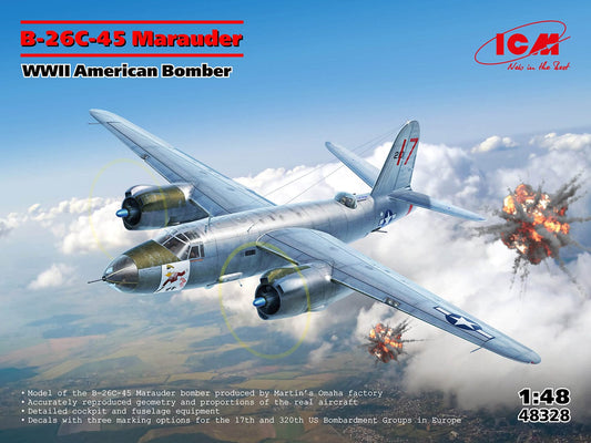 010 - ICM - 48328 - Martin B-26C-45 Marauder - primary image