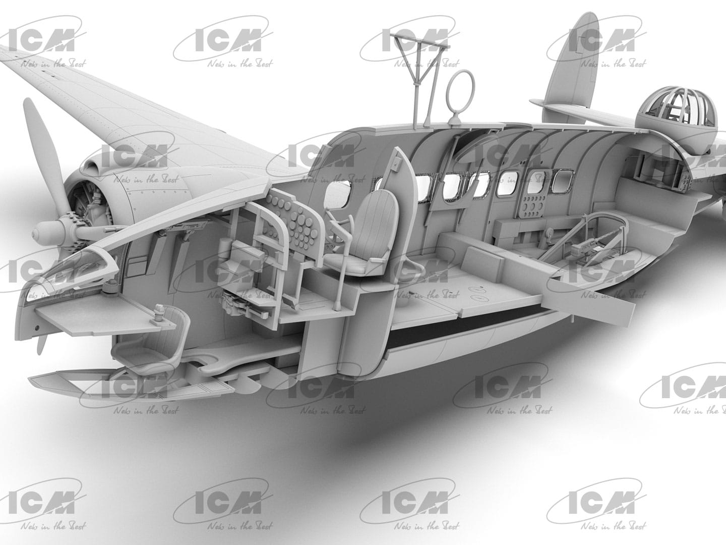 ICM - 48331 - Lockheed Hudson Mk III - digital model