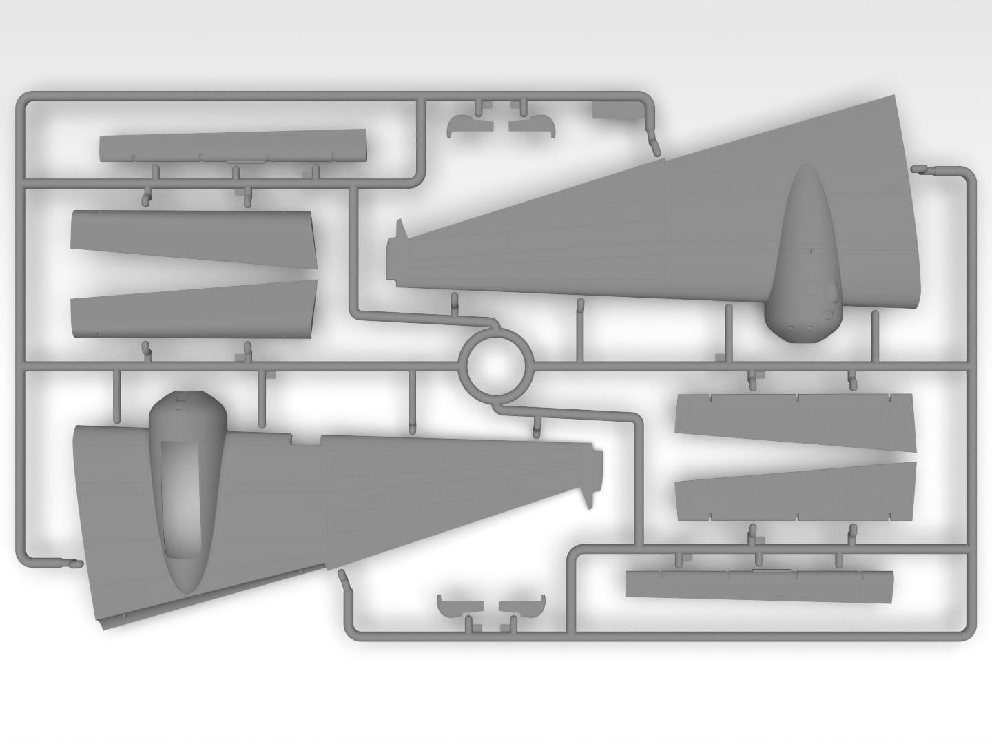 201 - ICM - 48355 - Handley Page Hampden Mk I ‘Operation Gardening’ - sprue