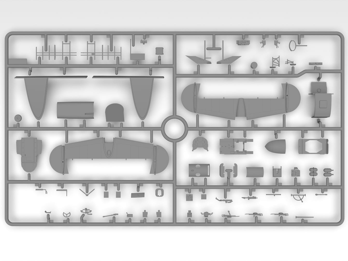 203 - ICM - 48355 - Handley Page Hampden Mk I ‘Operation Gardening’ - sprue