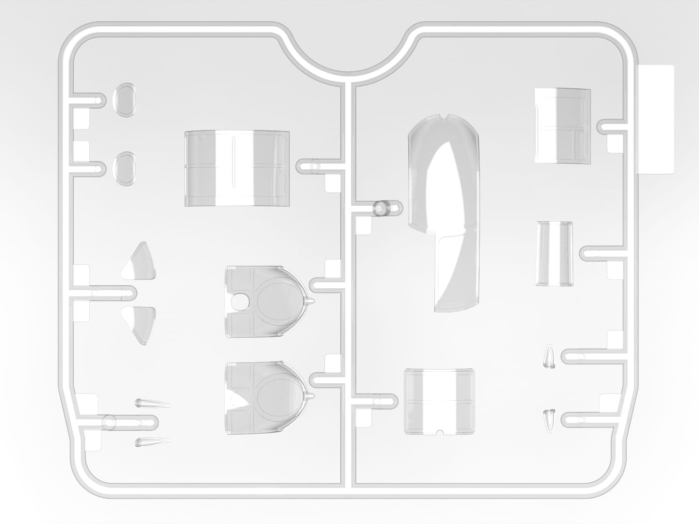 208 - ICM - 48355 - Handley Page Hampden Mk I ‘Operation Gardening’ - sprue
