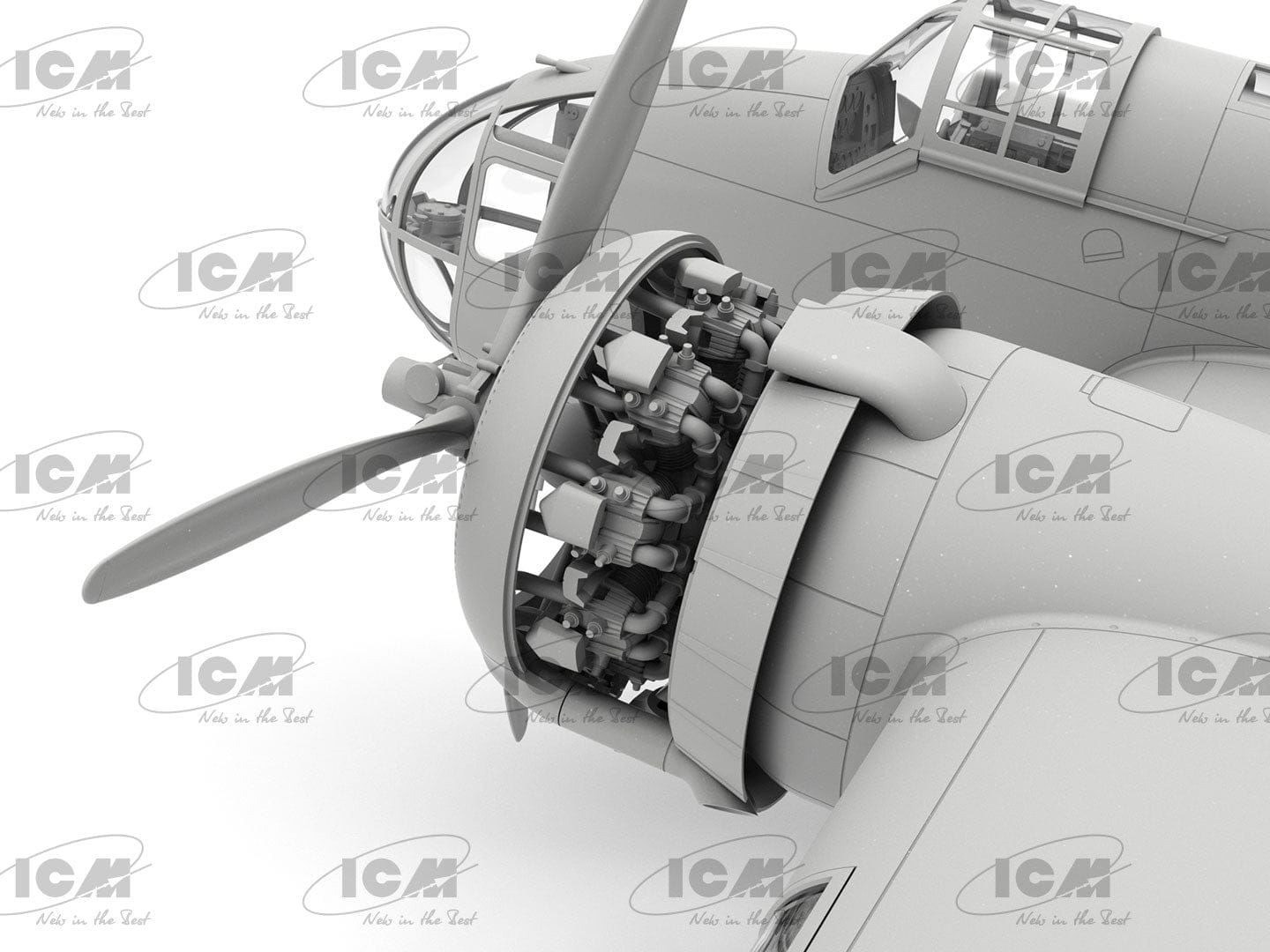 505 - ICM - 48352 - Handley Page Hampden Mk I - digital model
