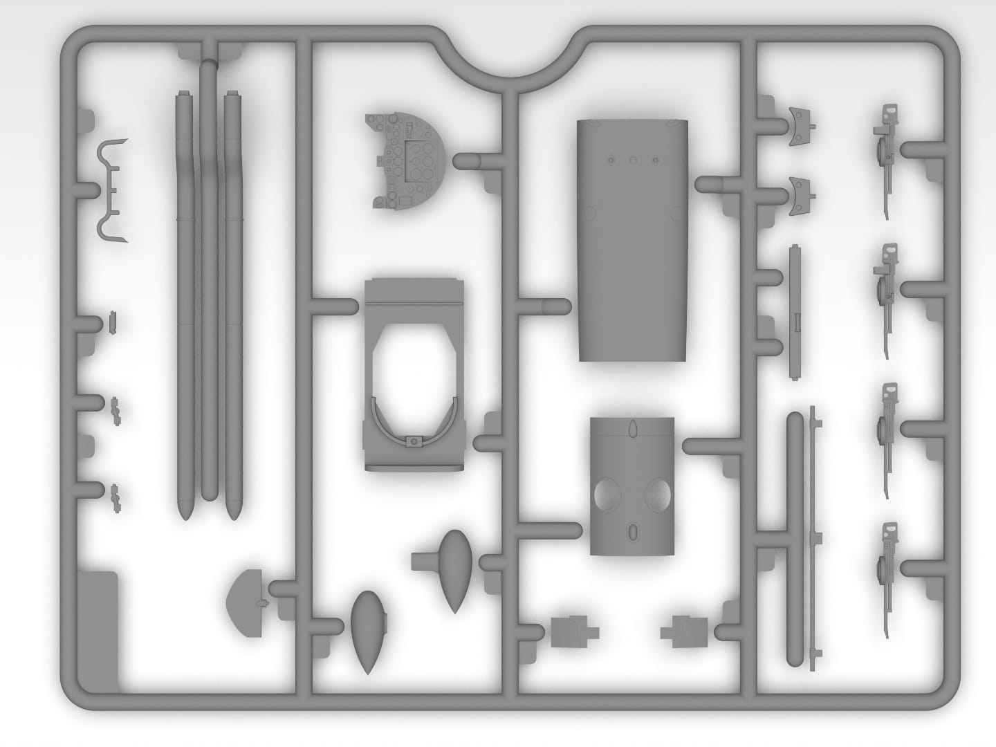 205 - ICM - 48355 - Handley Page Hampden Mk I ‘Operation Gardening’ - sprue
