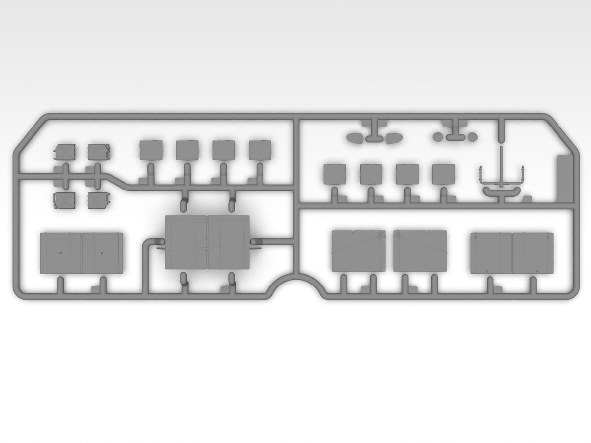 206 - ICM - 48366 - Sikorsky MH-60L DAP Black Hawk - sprue