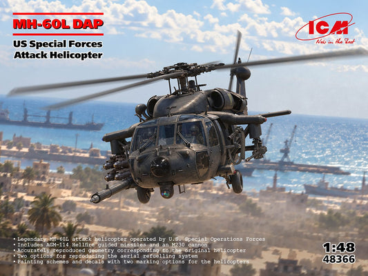 010 - ICM - 48366 - Sikorsky MH-60L DAP Black Hawk - primary image