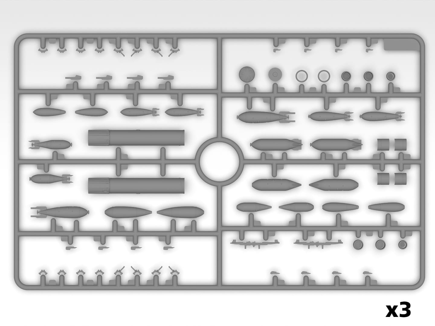 207 - ICM - 48355 - Handley Page Hampden Mk I ‘Operation Gardening’ - sprue