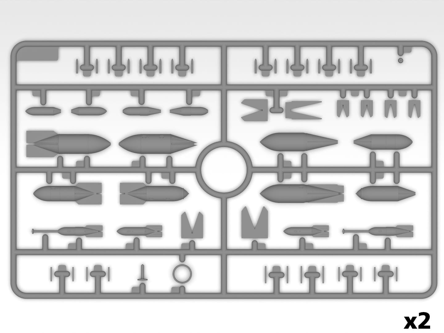 ICM - 48276 - Dornier Do 217 M-1 - sprue