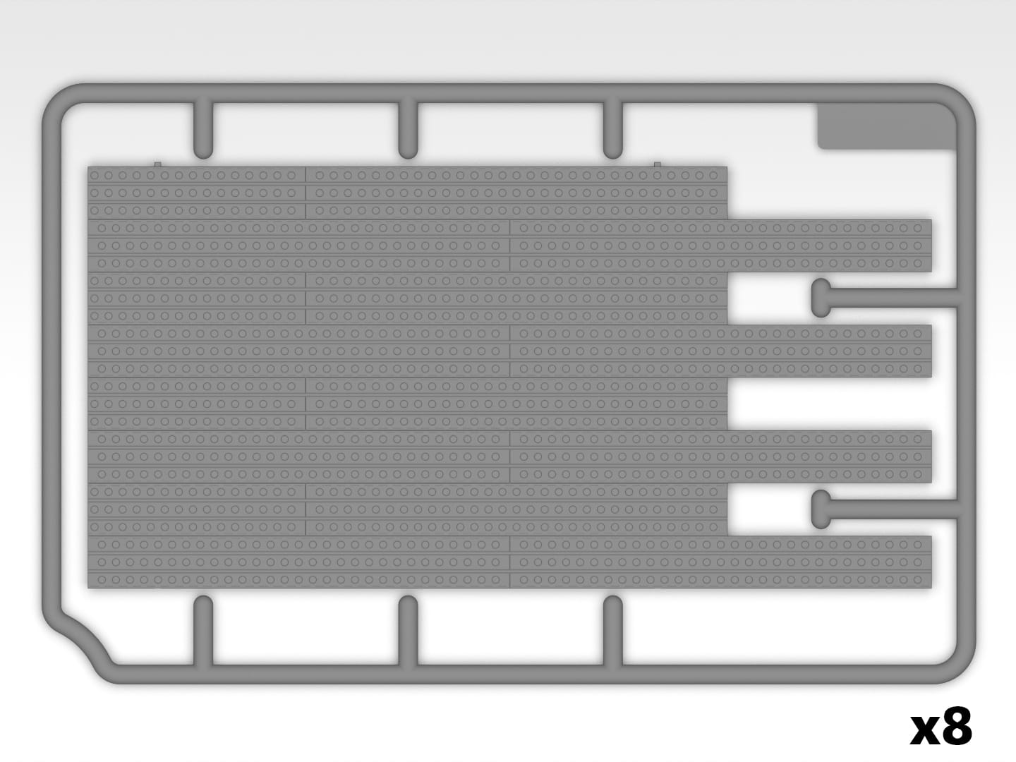 ICM - 48327 - Martin B-26G Marauder and Marston Mat - sprue