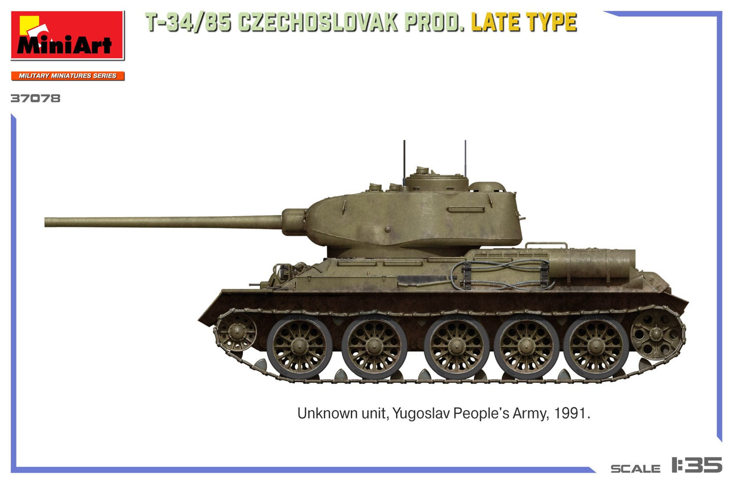 301 - Miniart - 37078 - T-34-85 (late) - paint schemes