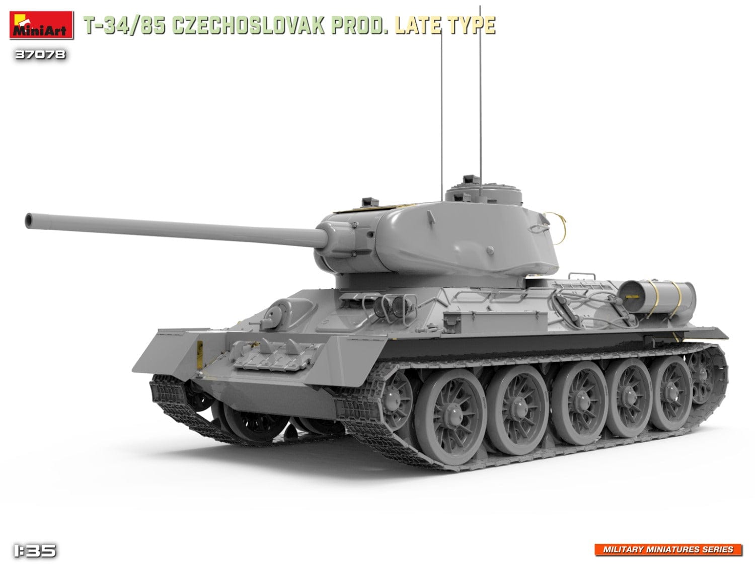 Miniart - 37078 - T-34-85 (late) - digital model