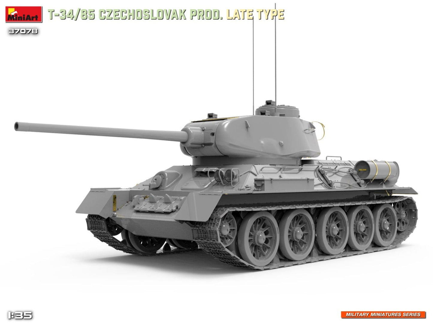504 - Miniart - 37078 - T-34-85 (late) - digital model