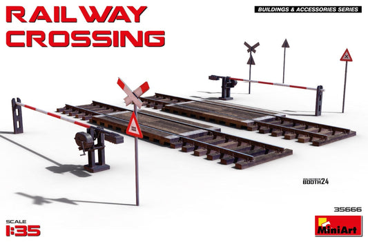 010 - Miniart - 35666 - Railway Crossing - primary image