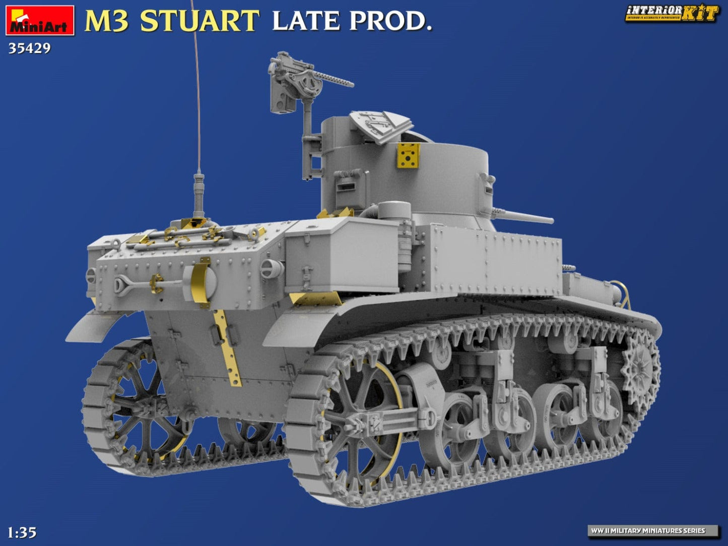 502 - Miniart - 35429 - M3 Stuart (late) - digital model