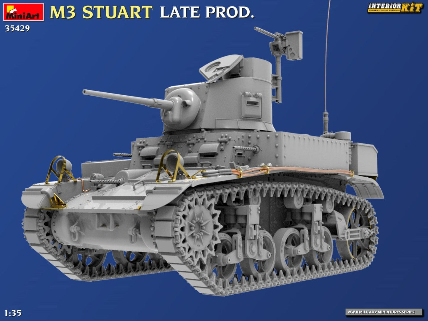 501 - Miniart - 35429 - M3 Stuart (late) - digital model