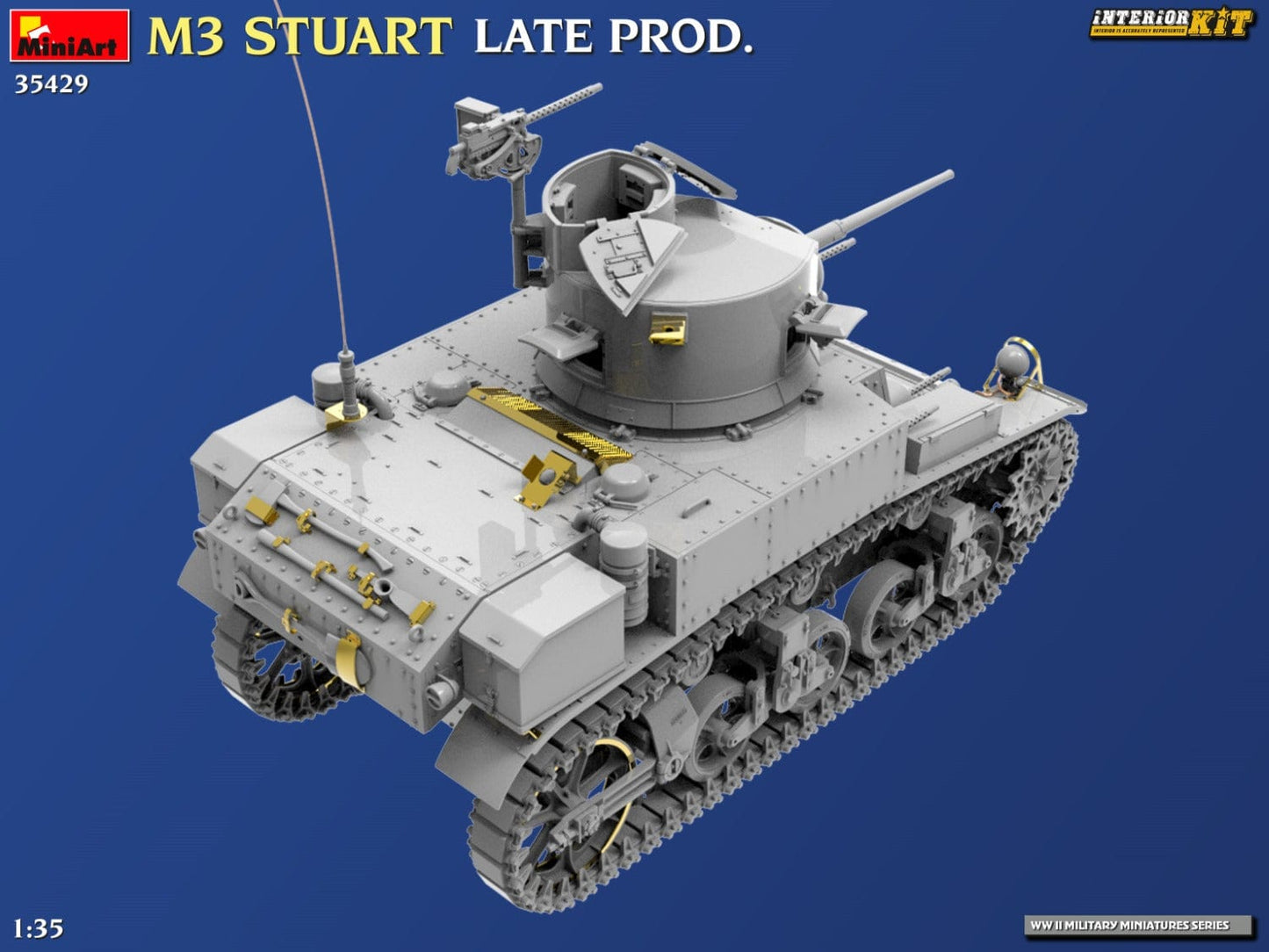 507 - Miniart - 35429 - M3 Stuart (late) - digital model