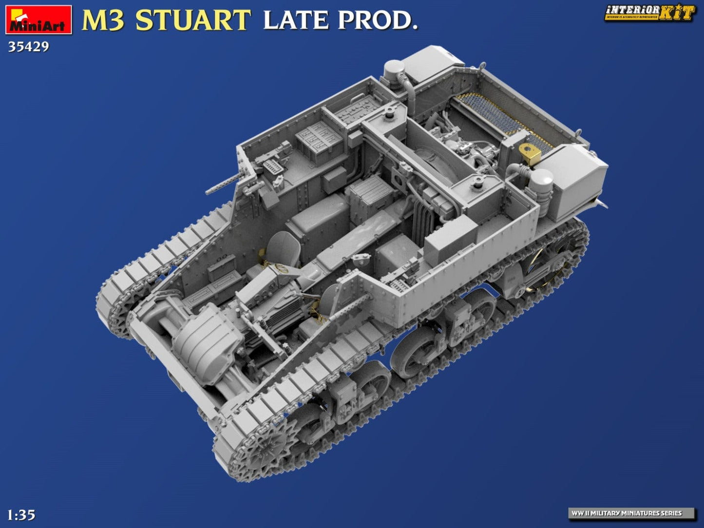 514 - Miniart - 35429 - M3 Stuart (late) - digital model