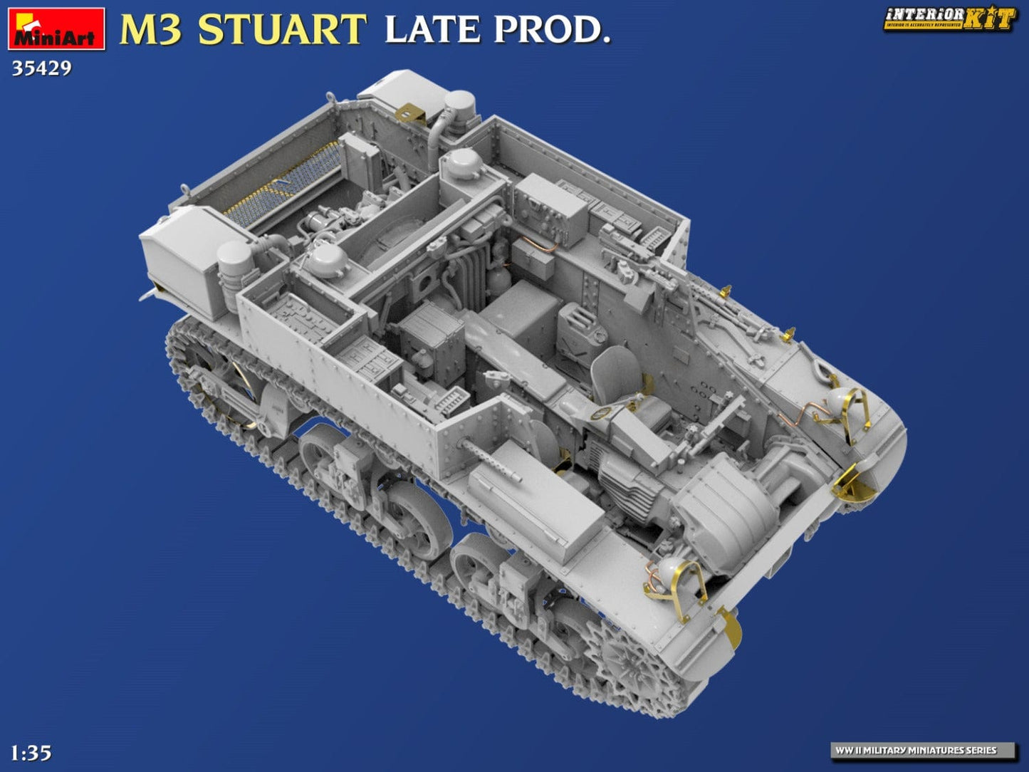 513 - Miniart - 35429 - M3 Stuart (late) - digital model