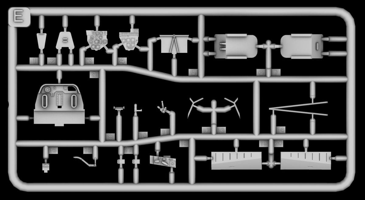 IBG - 48001 - PZL M18B Dromader - sprue