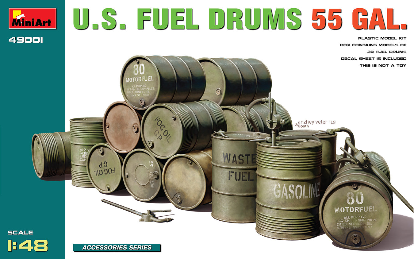 010 - United States 55gal Fuel Drums - primary image