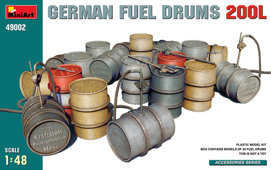 010 - German 200l Fuel Drums - primary image