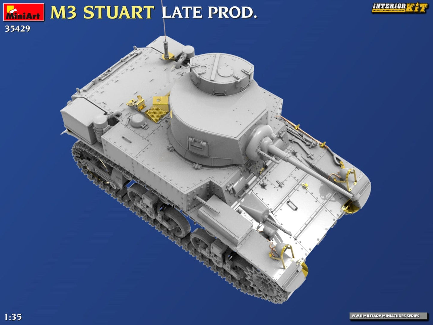 509 - Miniart - 35429 - M3 Stuart (late) - digital model