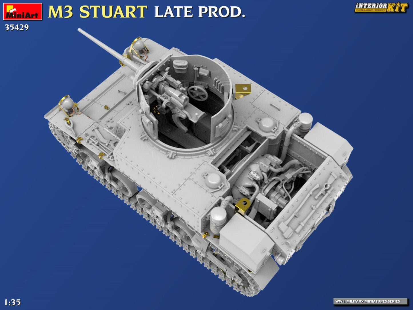 511 - Miniart - 35429 - M3 Stuart (late) - digital model